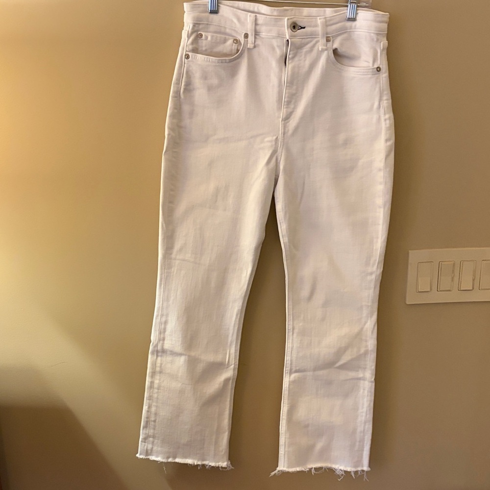 Rag and Bone white jeans
